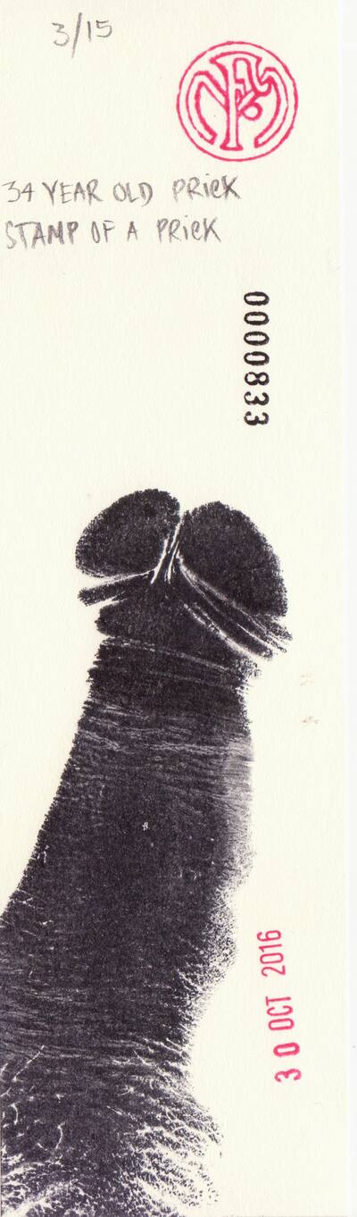 34 year old prick stamp of a prick
34 year old prick stamp of a prick