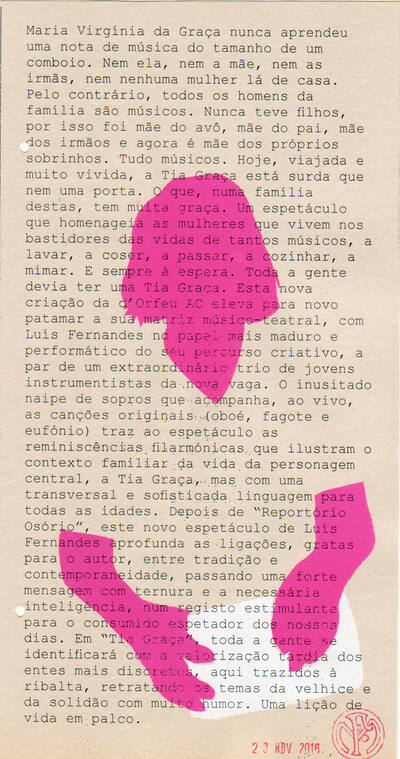 Tia Graça - toda a gente devia ter uma
