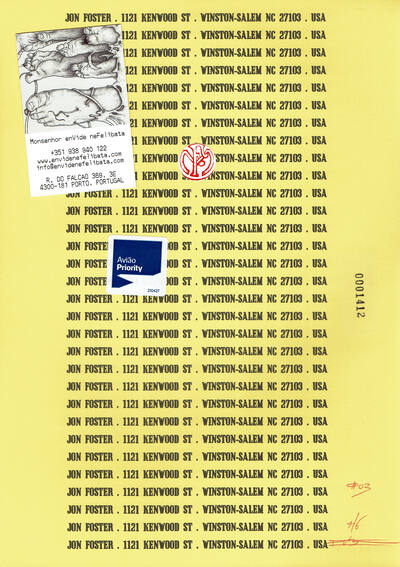 Jon Foster 10 Years of Mail-Art #03
Jon Foster 10 Years of Mail-Art #03